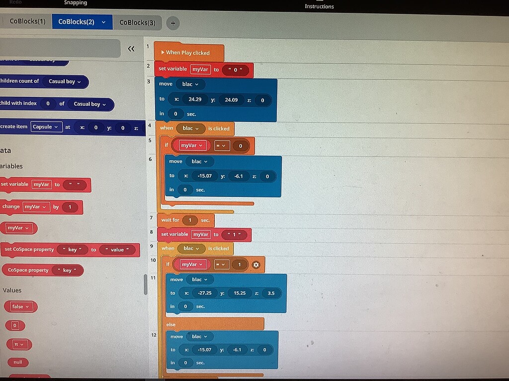 CoSpaces Edu :: Cookie Click